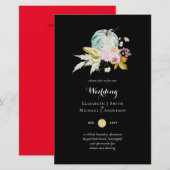 BUDGET Pompoen Herfst Bloem Bruiloft Uitnodiging A (Voorkant / Achterkant)