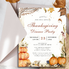 Budget pompoen rustieke herfst Thanksgiving diner