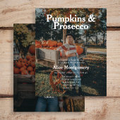 Budget Pompoenen en Prosecco Foto Bruidsdouche Flyer