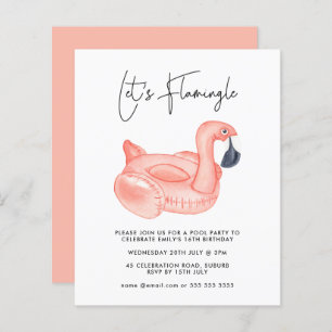 Budget Pool Party Laten we de verjaardag vieren