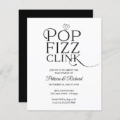 Budget Pop Fizz Clink Engagement Party (Voorkant / Achterkant)
