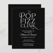 Budget Pop Fizz Clink Engagement Party (Voorkant / Achterkant)