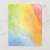 BUDGET Pop over populaire uitnodiging (Achterkant)