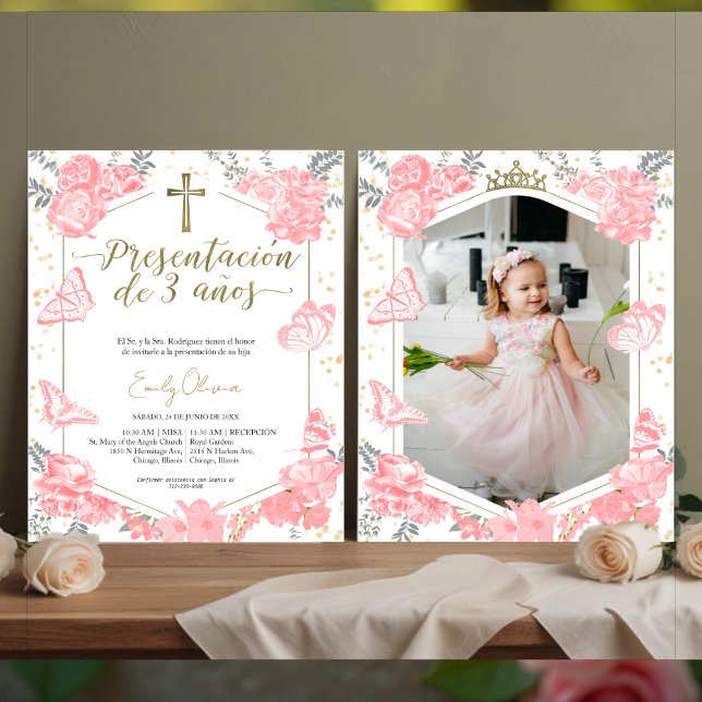 Budget Presentación 3 años Foto uitnodiging (Creator heeft geüpload)