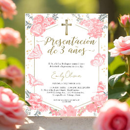 Budget Presentación 3 años Spaanse uitnodiging