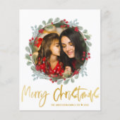 Budget Prettig Kerst Foto Botanisch (Voorkant)