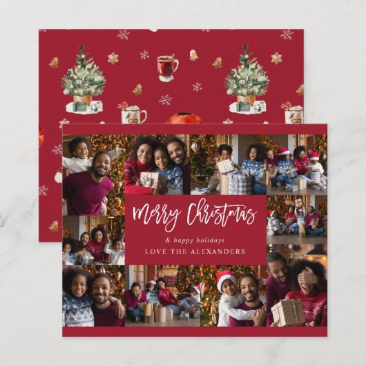 Budget Prettig Kerstfeest 10 Meerdere Foto's - Roo (Voorkant / Achterkant)
