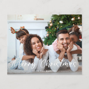 Budget Prettig Kerstfeest Leuk Schrift Foto