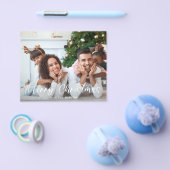 Budget Prettig Kerstfeest Leuk Schrift Foto Flyer (Enkel)