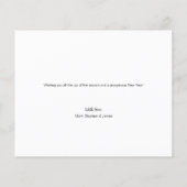 Budget Prettig Kerstfeest Script Custom Foto Moder (Achterkant)