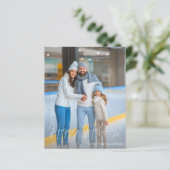 Budget Prettig Vieren Vakantie Modern Script Foto  (Staand voorkant)