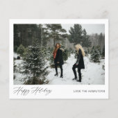 Budget Prettige feestdagen direct fotobrochure Flyer (Voorkant)