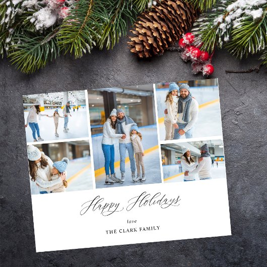 Budget Prettige feestdagen Ele Chic 5 Foto Flyer