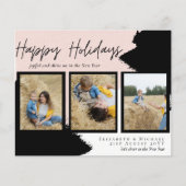 Budget Prettige feestdagen Fotokaarten Abstract Mo (Voorkant)