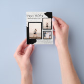 Budget Prettige feestdagen Fotokaarten Abstract Mo Flyer (Hand)