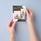 Budget Prettige feestdagen Fotokaarten Abstract Mo Flyer (Hand)