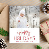 Budget Prettige feestdagen Fotovakantiekaartje