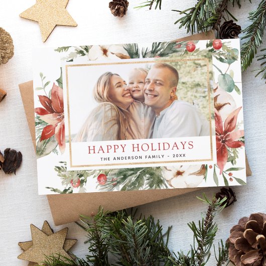 Budget Prettige feestdagen kerstfoto