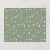 Budget Prettige feestdagen kerstfotokaart (Achterkant)