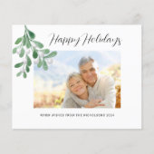 Budget Prettige feestdagen Mistletoe Photo Holiday (Voorkant)