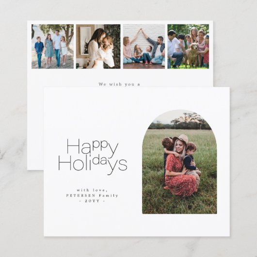 Budget Prettige feestdagen multi-fotoregisteray Ka (Voorkant / Achterkant)