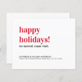 Budget Prettige feestdagen We hebben Bezoek Bewegi (Voorkant / Achterkant)