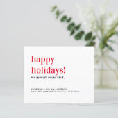 Budget Prettige feestdagen We hebben Bezoek Bewegi (Staand voorkant)