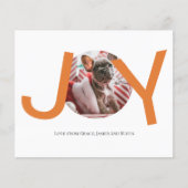 BUDGET prettige kerstfeestelijke fotokaart (Voorkant)