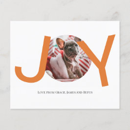 BUDGET prettige kerstfeestelijke fotokaart