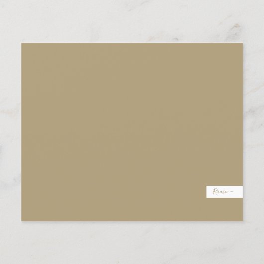 BUDGET prettige kerstfeestelijke fotokaart (Achterkant)