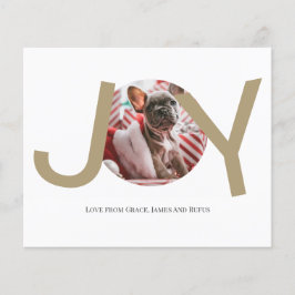 BUDGET prettige kerstfeestelijke fotokaart