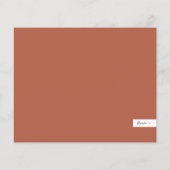 BUDGET prettige kerstfeestvreugde grote fotokaart (Achterkant)