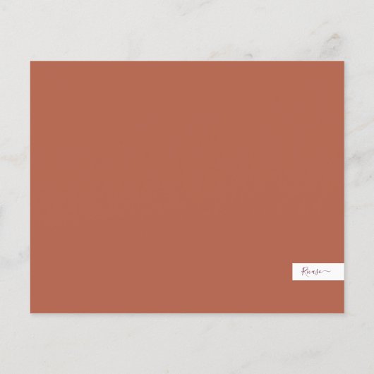 BUDGET prettige kerstfeestvreugde grote fotokaart (Achterkant)