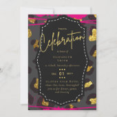 Budget Pretty Meisjesachtig Zoet16 Goud Dierenprin Kaart (Voorkant)