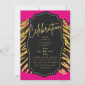 Budget Pretty Meisjesachtig Zoet16 Goud Dierenprin Kaart (Voorkant)