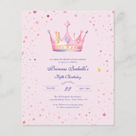 Budget Prinses Kroon Sprookje 5e Verjaardag