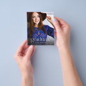 Budget Print Mod Foto Afstudeer Uitnodiging VR Flyer (Hand)