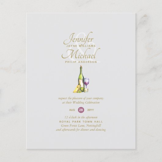 BUDGET Proost op de Liefde Wijn Kaas Grazing Bruil (Voorkant)