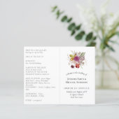 BUDGET Pruim Kaneel Bruiloft Herfst Bloemen (Staand voorkant)