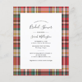 Budget Pset Rustic Bridal Shower Invitation