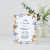 Budget Pumpkin Boy Baby Shower-uitnodigingen (Staand voorkant)