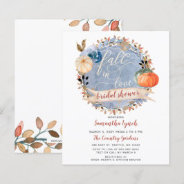 Budget Pumpkin Bridal Shower Uitnodiging