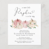 Budget Pumpkin Floral Baby Girl Shower (Voorkant)