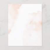 Budget Pumpkin Floral Baby Girl Shower (Achterkant)