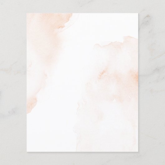 Budget Pumpkin Floral Baby Girl Shower (Achterkant)