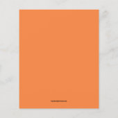 Budget Pumpkin Halloween Party Invitation Flyer (Achterkant)