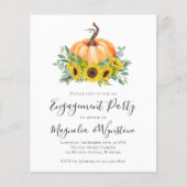 Budget Pumpkin Herfst Engagement Party (Voorkant)