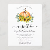 Budget Pumpkin Herfst Vow Renewal (Voorkant)