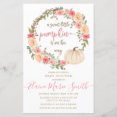 Budget Pumpkin Pink Girl Baby shower (Voorkant)