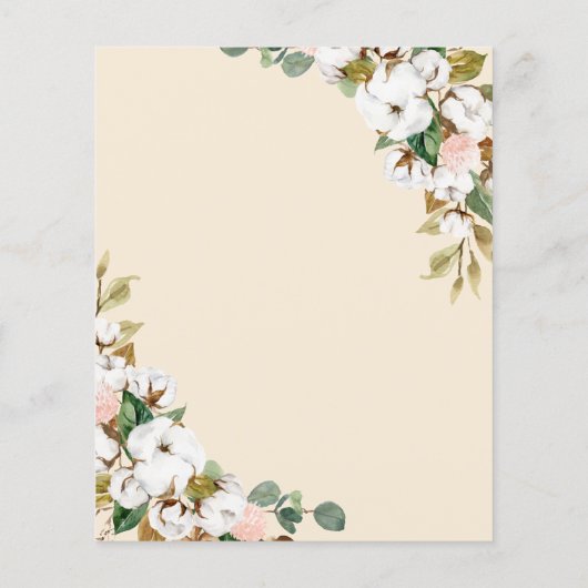 Budget Pumpkin Thanksgiving Dinner Invitation. Flyer (Achterkant)